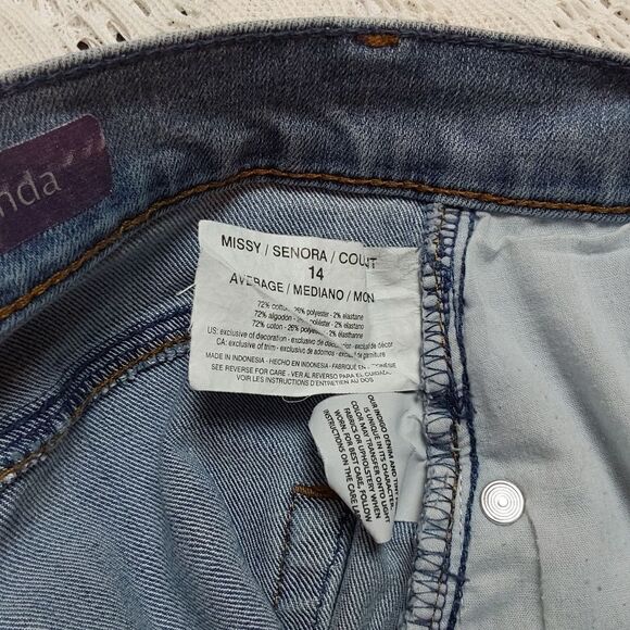 Two pair bundle Gloria Vanderbilt/Christopher & Banks Sz 14 - Picture 5 of 14